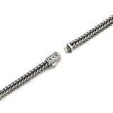 Sterling Silver Horse Whip Braided Bracelets