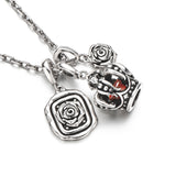 Rose Crown Necklace Pendants