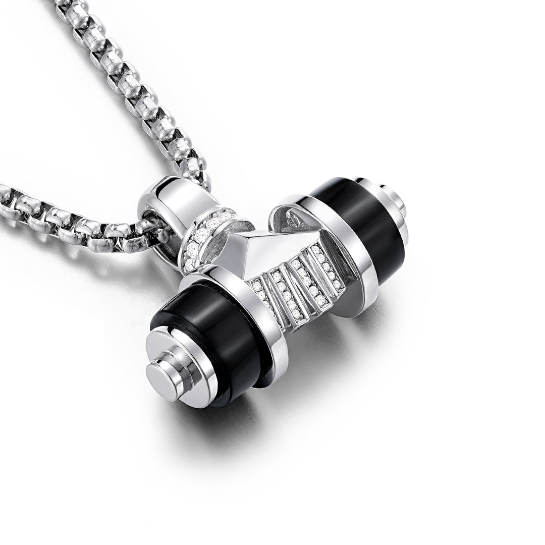 Iron Will Dumbbell Pendant