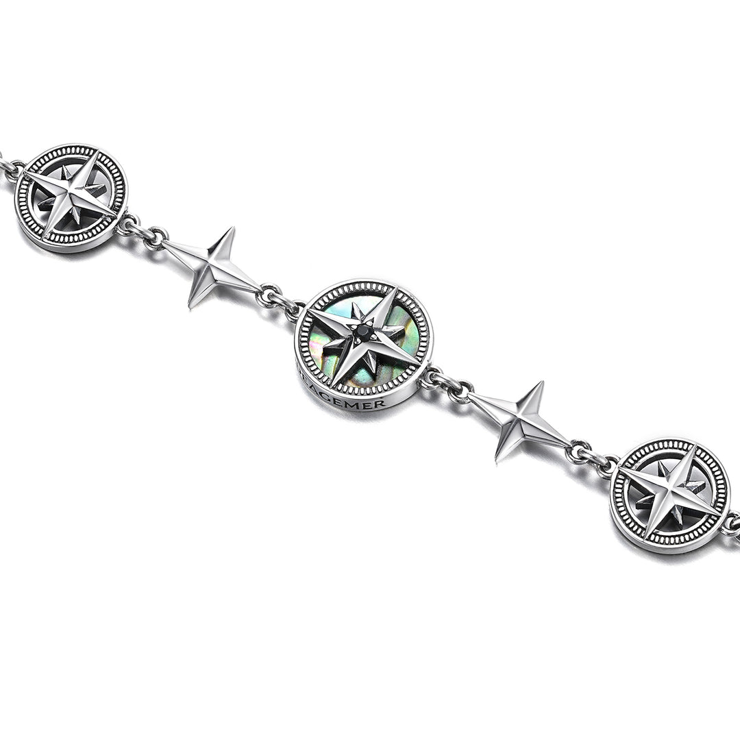 Vintage Ocean Compass Bracelet