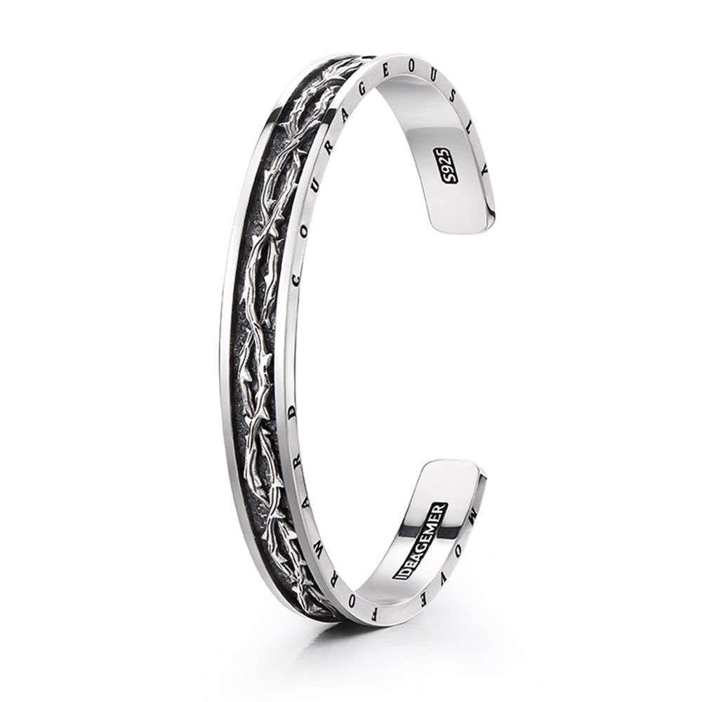 Vintage Thorn Bangle Bracelet