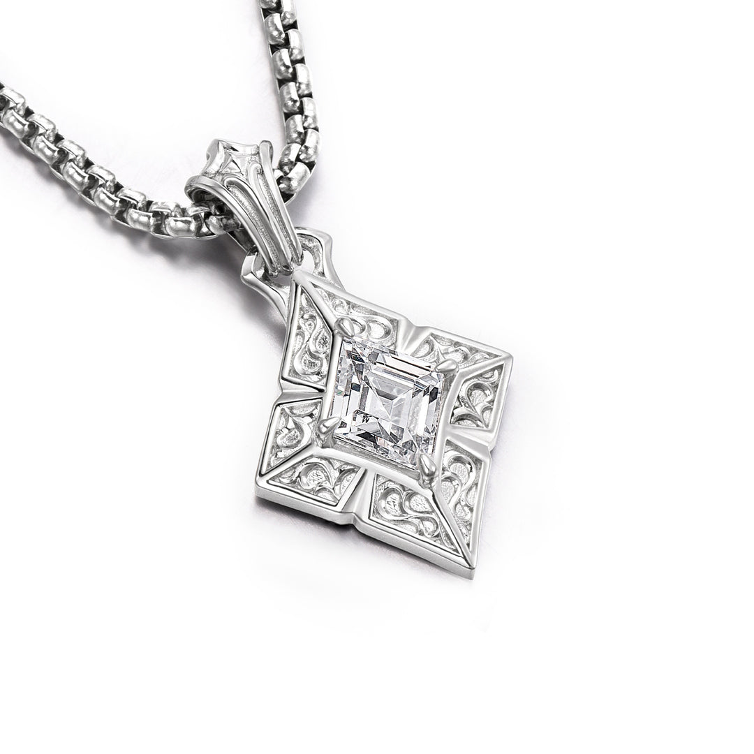 Lozenge Diamond Suit Pendant