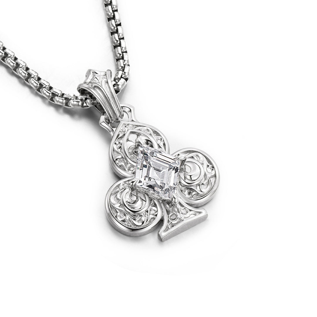 Lozenge Club Suit Pendant
