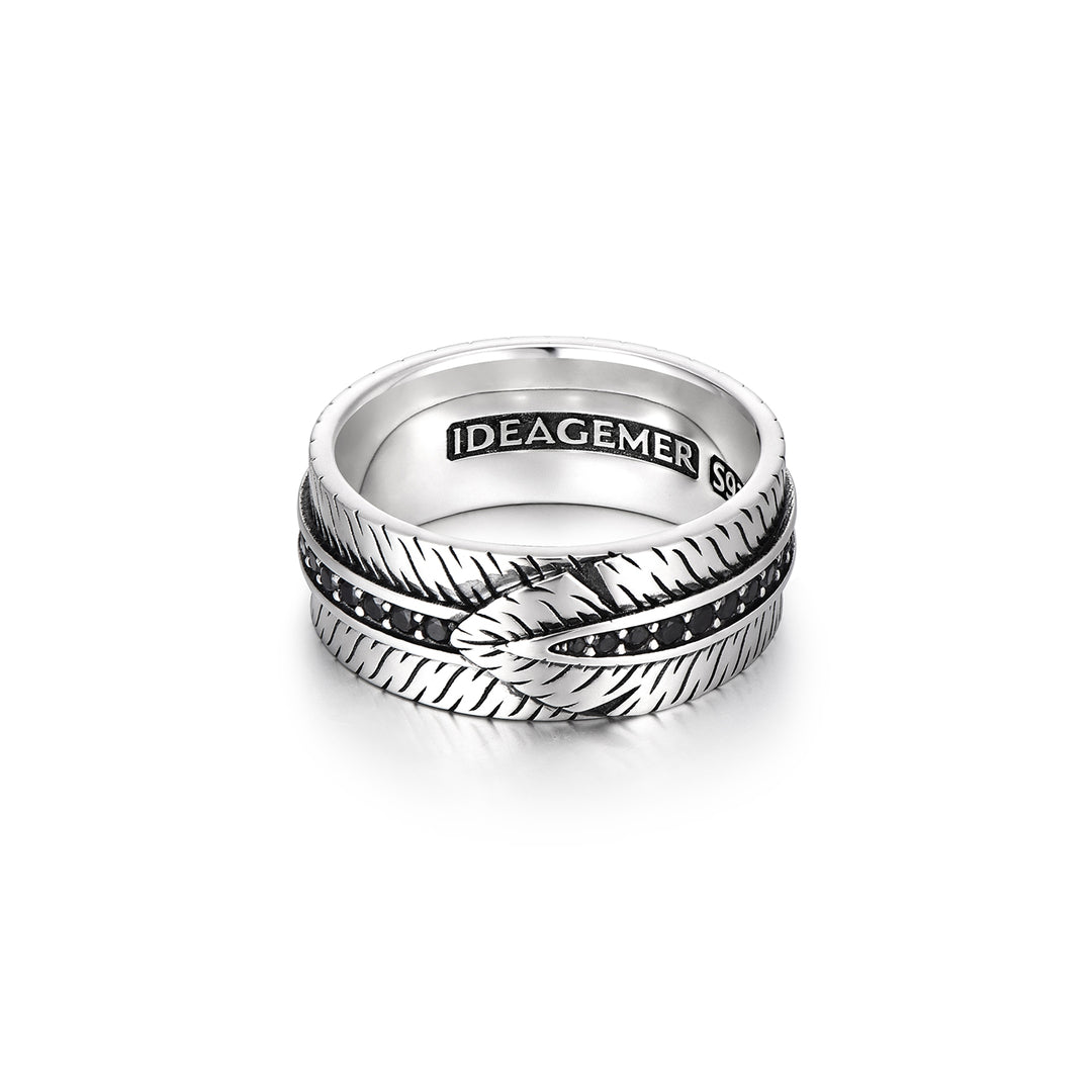 Vintage Southwest Wing Feather Ring