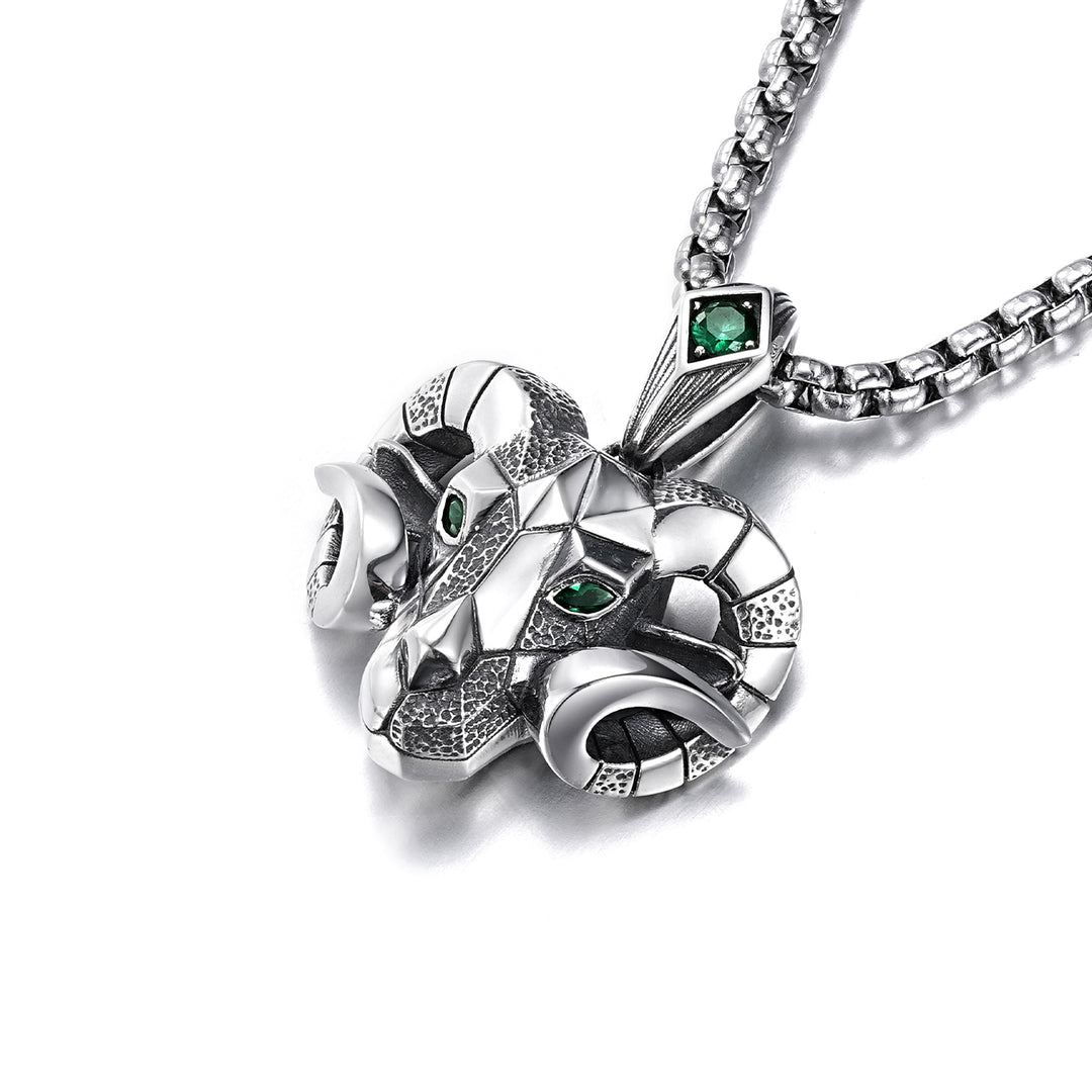 Vintage Guardian Ram Pendant