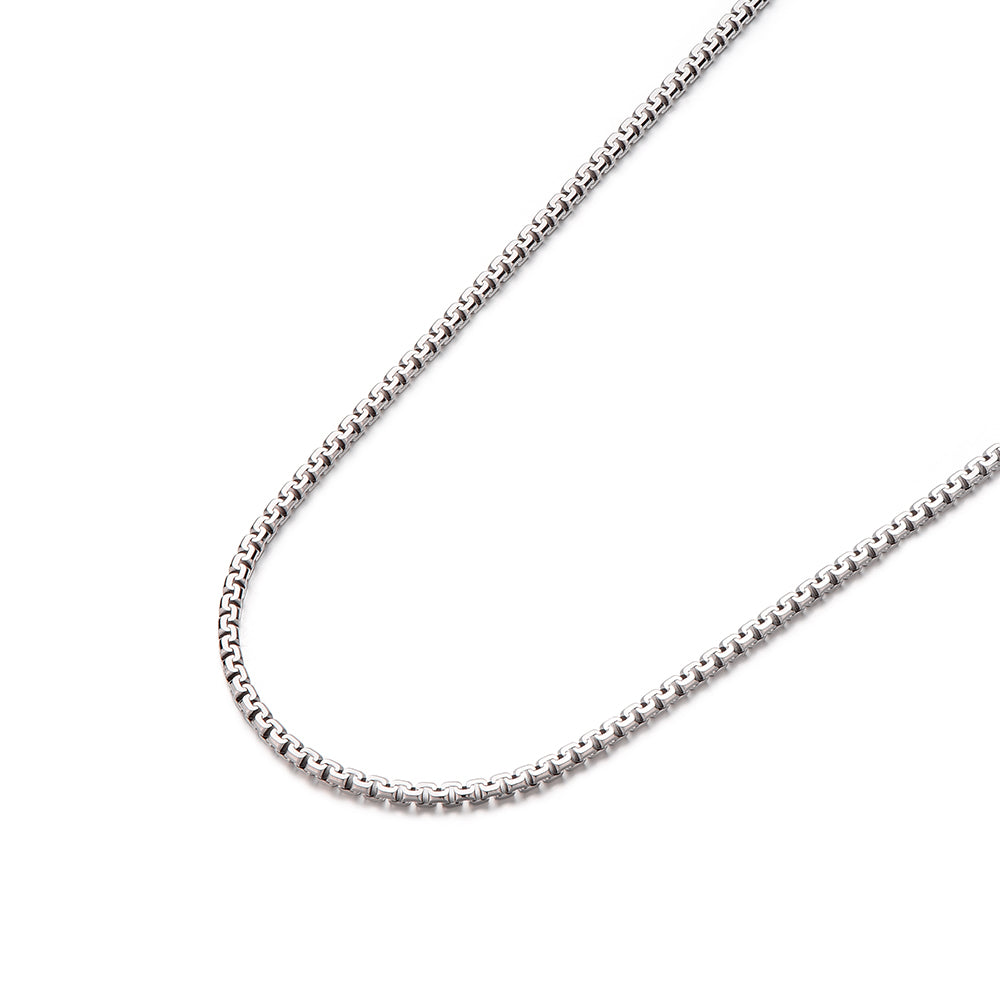 3mm Octagon Box Chain Necklace
