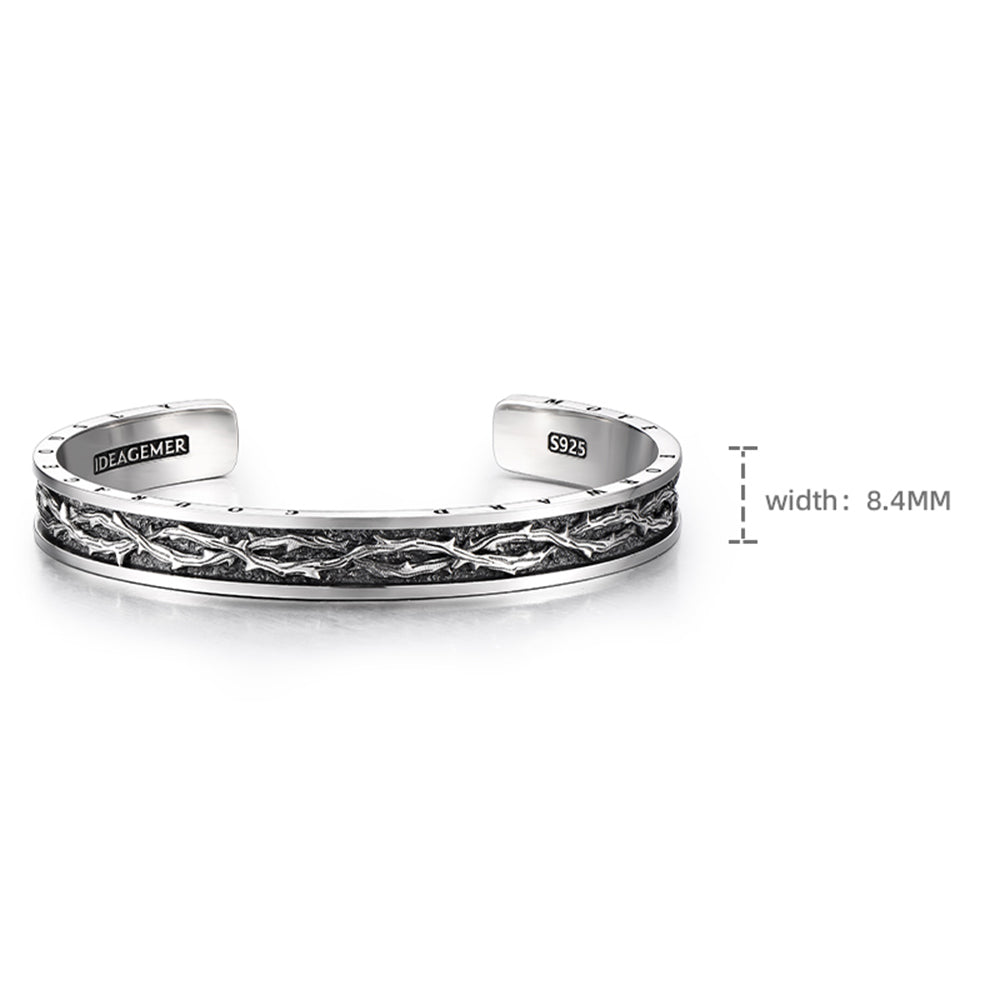 Vintage Thorn Bangle Bracelet