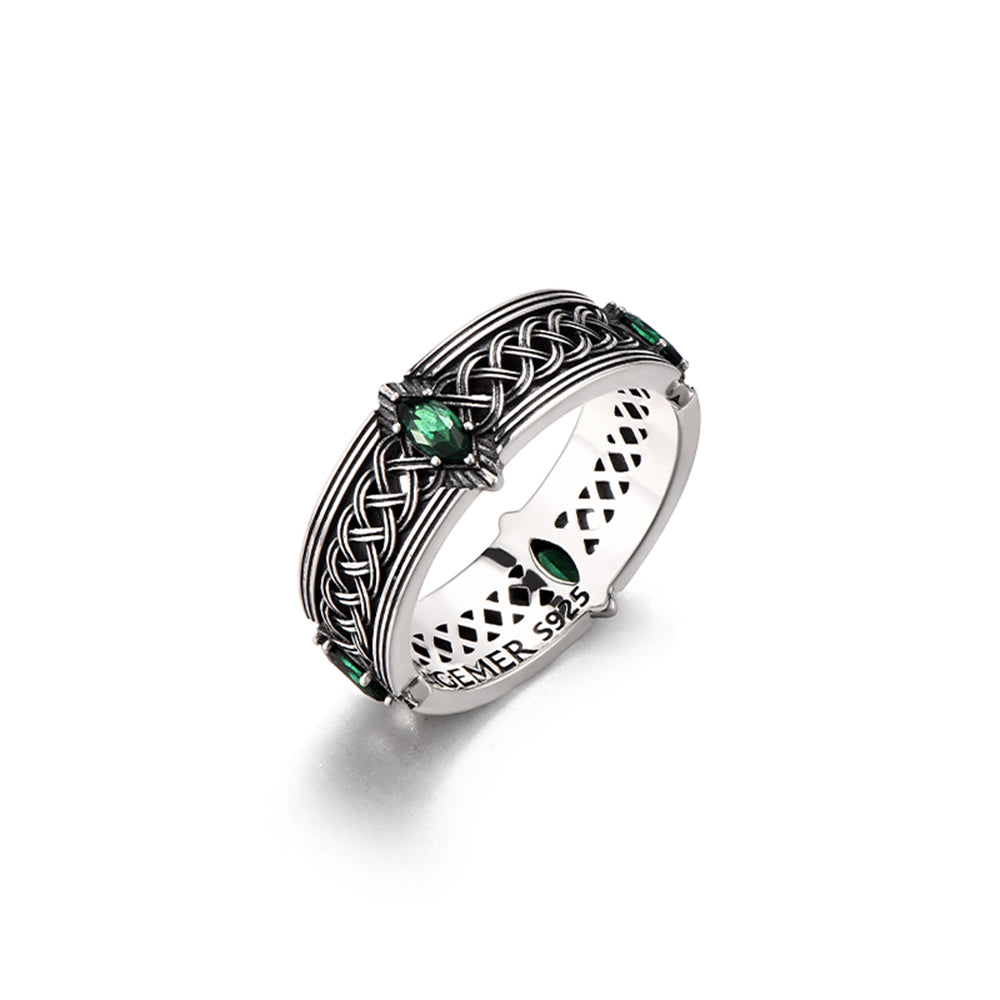 Vintage Celtic Knot Ring Band