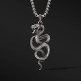 Spirit Silver Snake Pendant