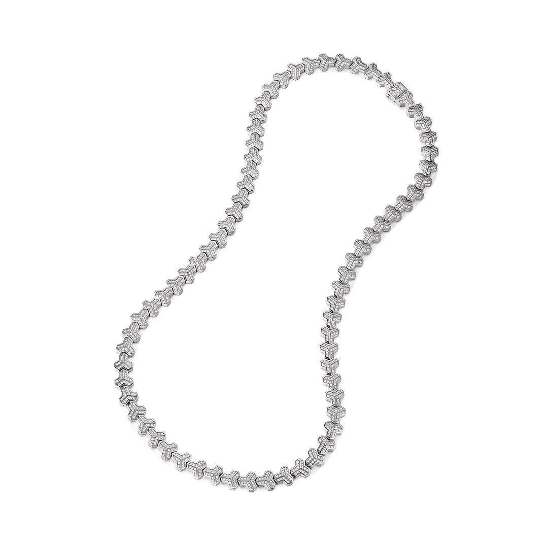 Iced Out Single Row Armor Chain