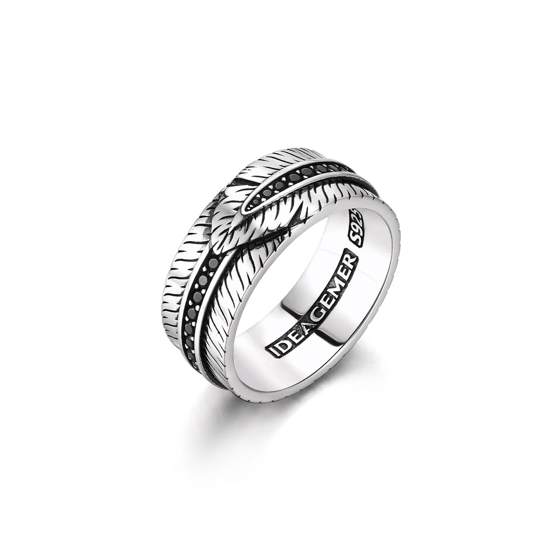 Vintage Southwest Wing Feather Ring