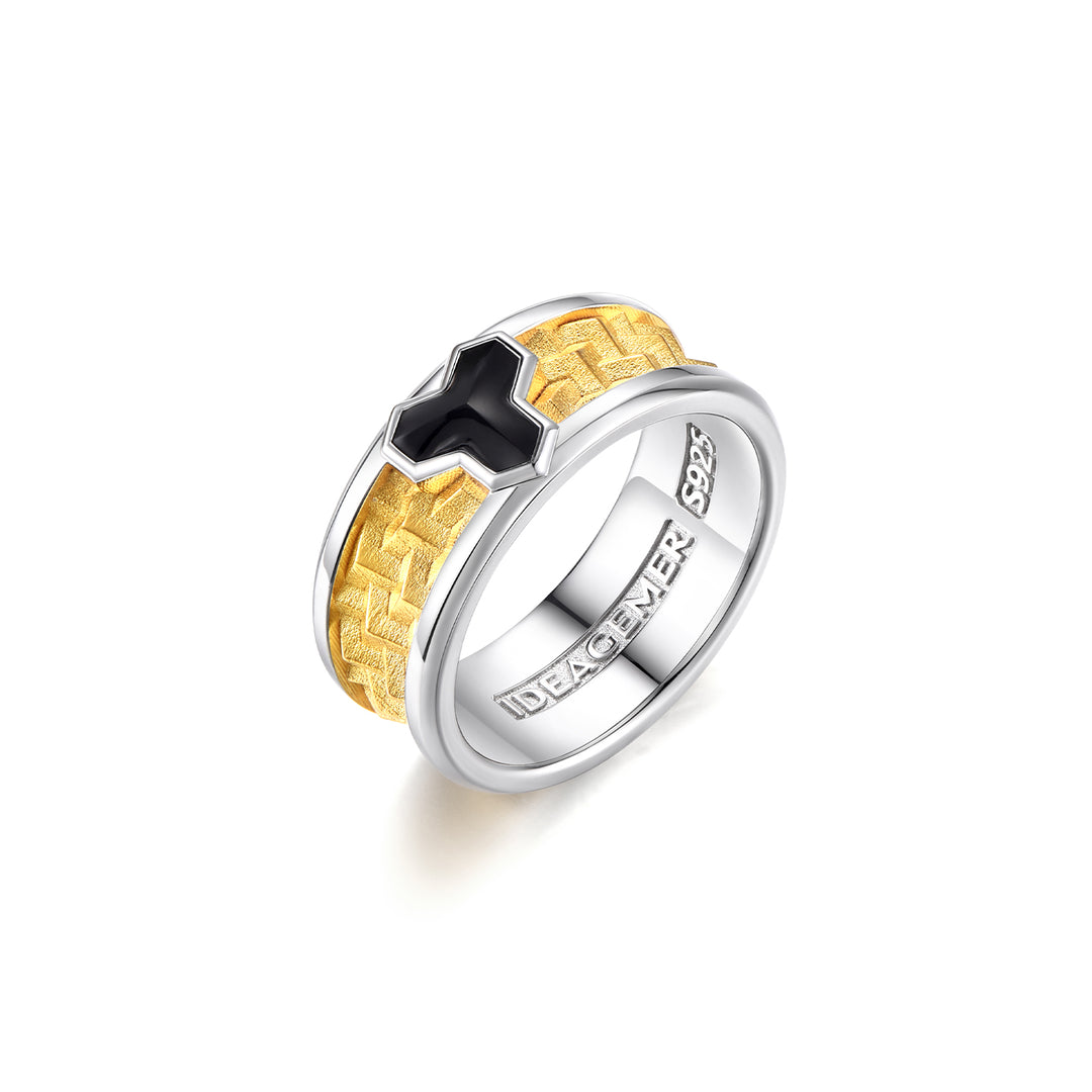 Black Badge Golden Armor Ring