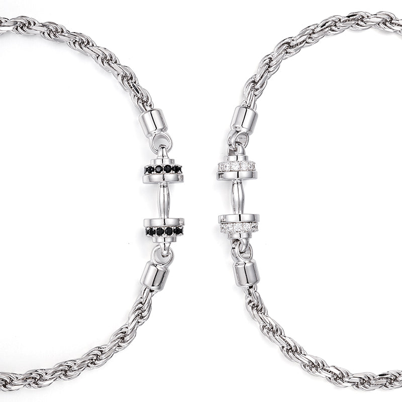 Dumbbell Rope Chain Bracelet