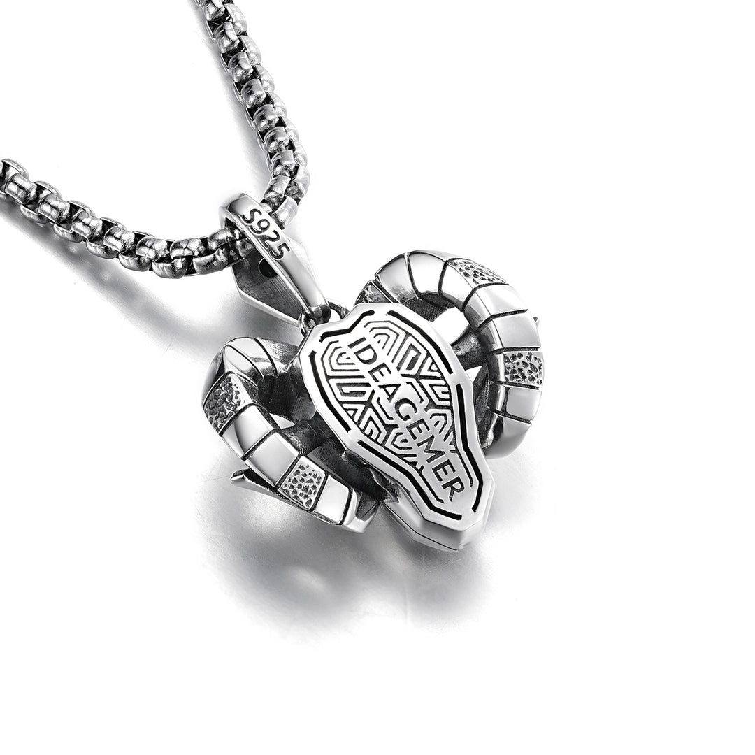 Vintage Guardian Ram Pendant