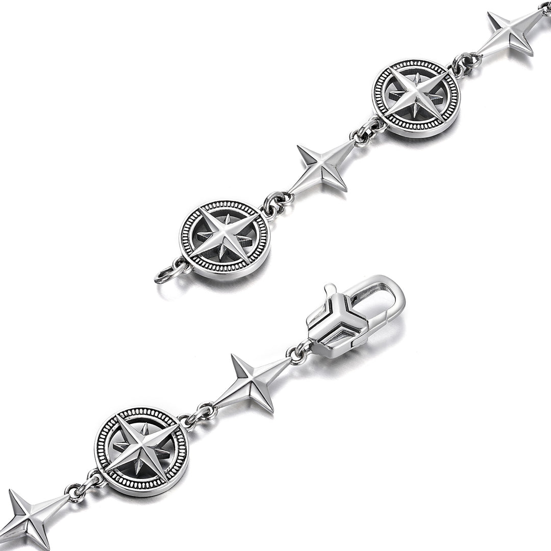 Vintage Ocean Compass Bracelet