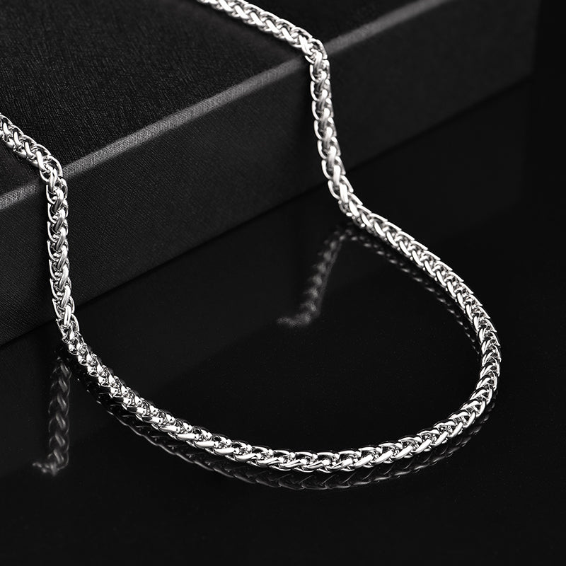 4 mm Braided Hollow Wheat Link Chain
