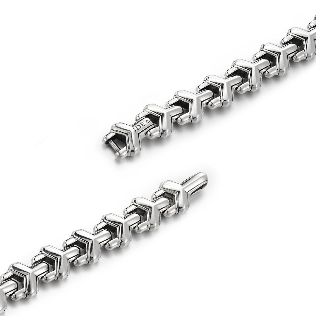 Solid Single Row Armor Bracelet