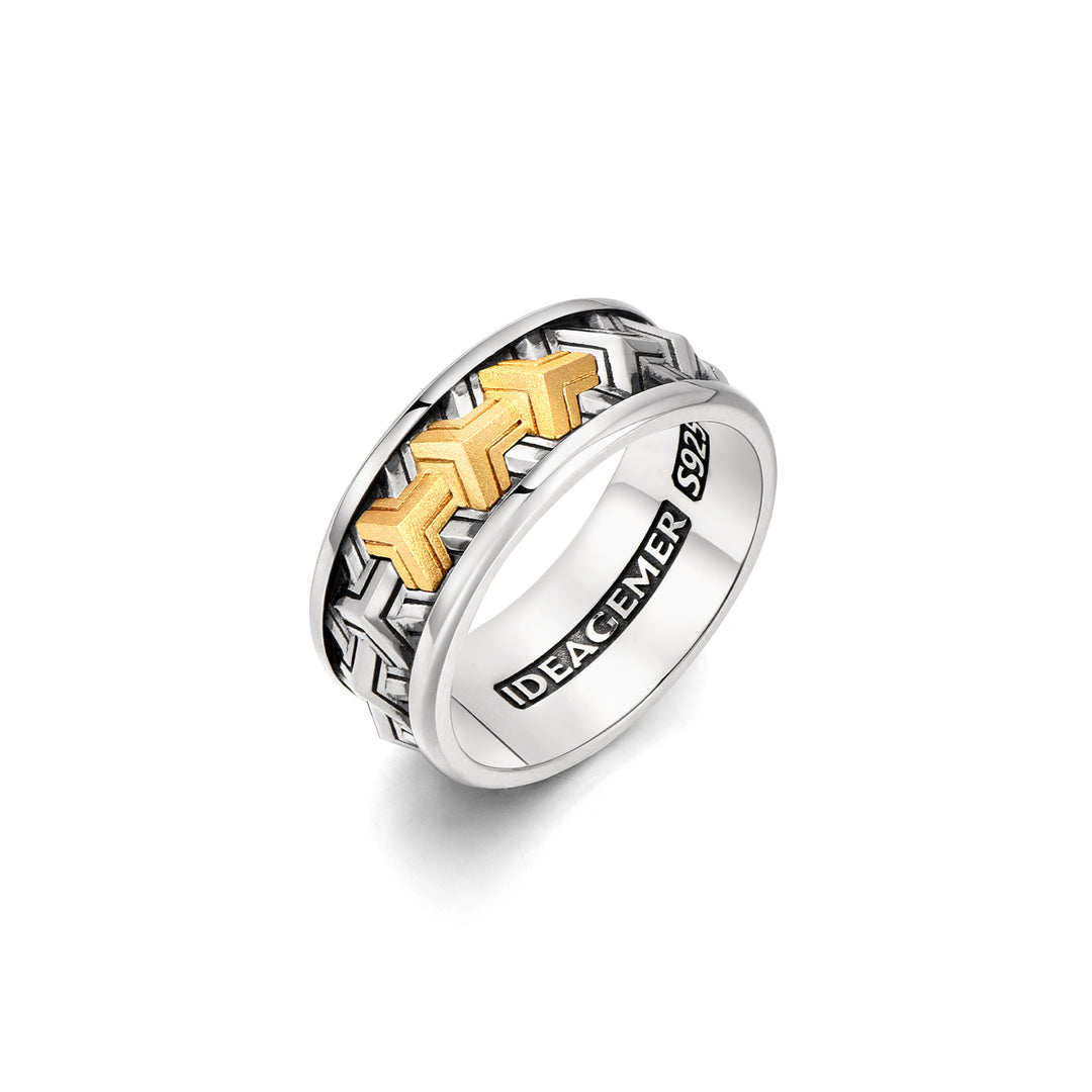 Vintage Three-Star Armor Ring