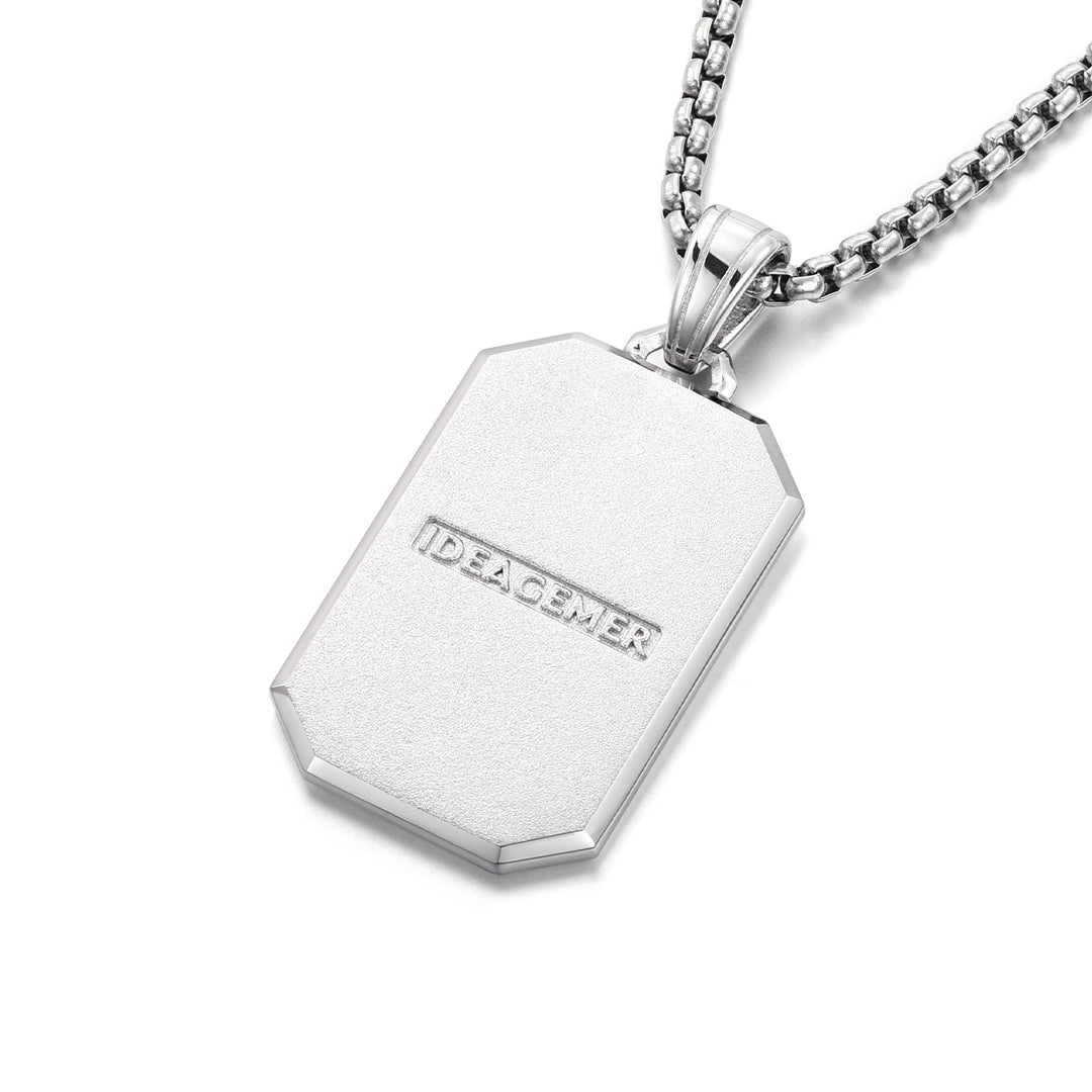 Imperial Iced Armor Tag Pendant