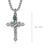 Nehushtan Snake Cross Pendant