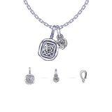 Rose Crown Necklace Pendants