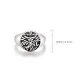 Horus Eye Of God Sterling Silver Rings