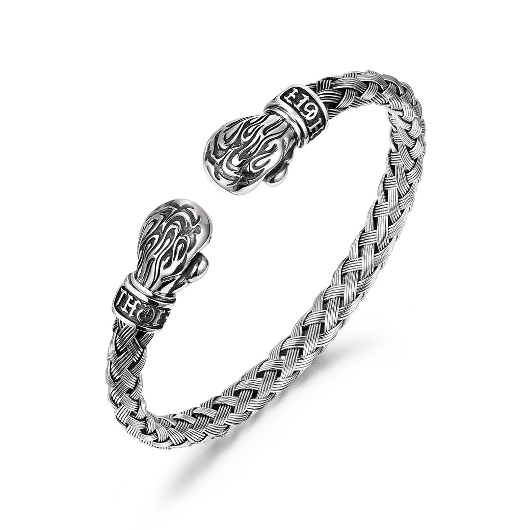 Vintage Boxing Glove Weaved Bangle Bracelet