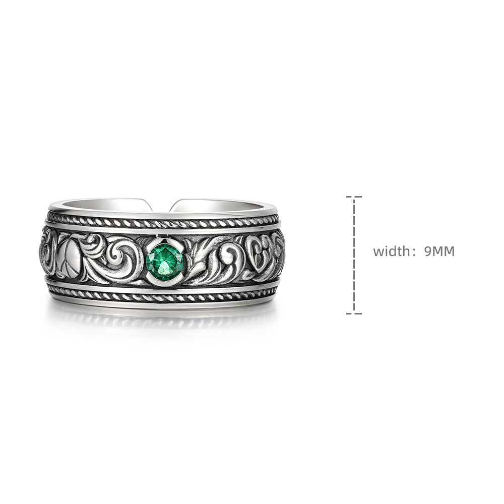 Vintage Hedera Sovereign Ring Band