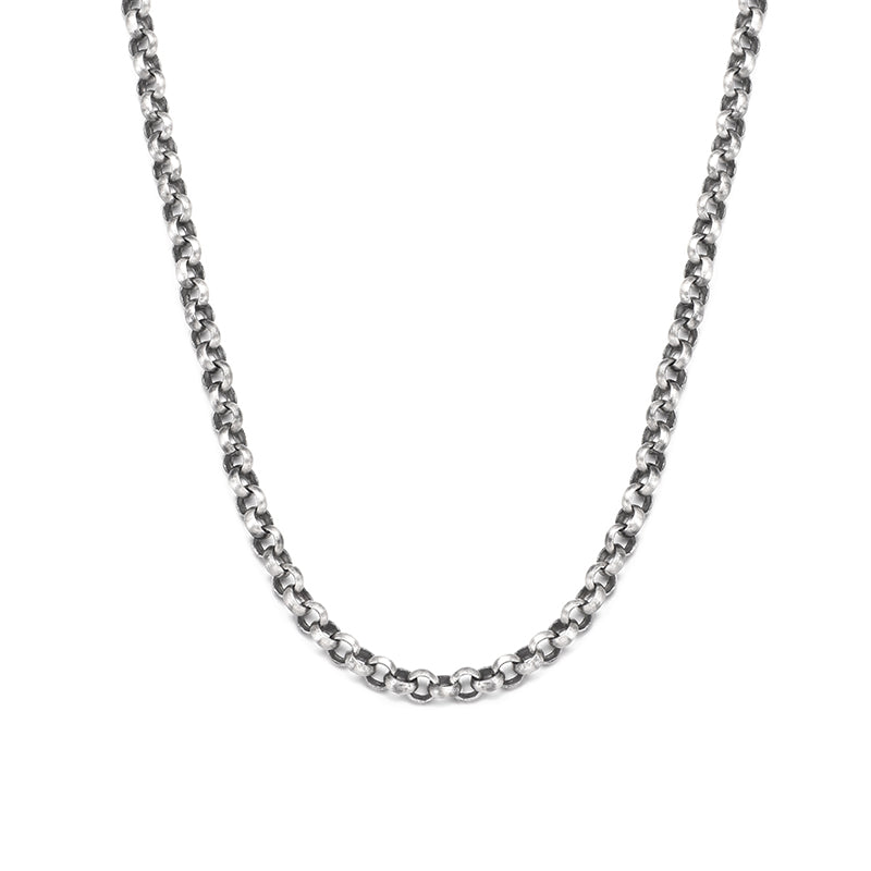 5mm Round Rolo Chain Necklace
