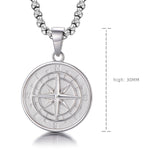 Sterling Silver Compass Pendants