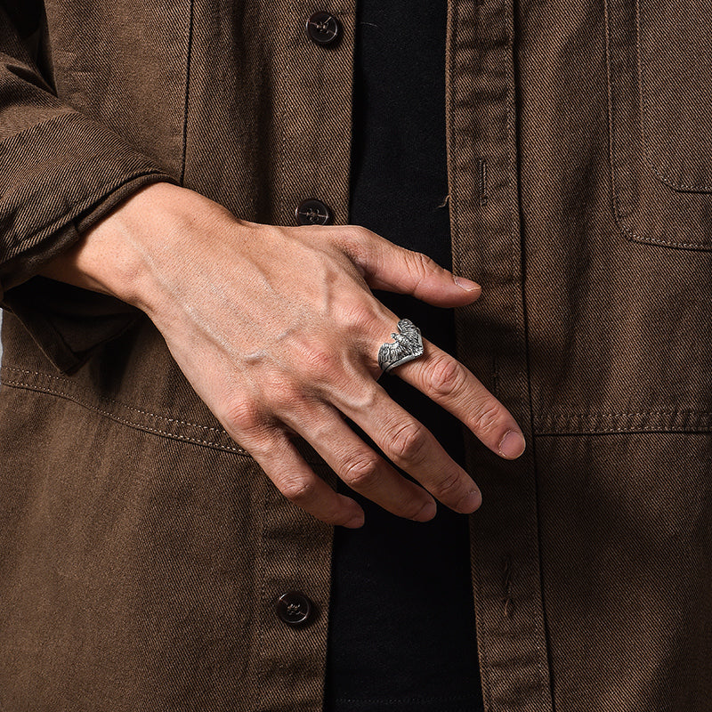 Vintage Great Bald Eagle Ring