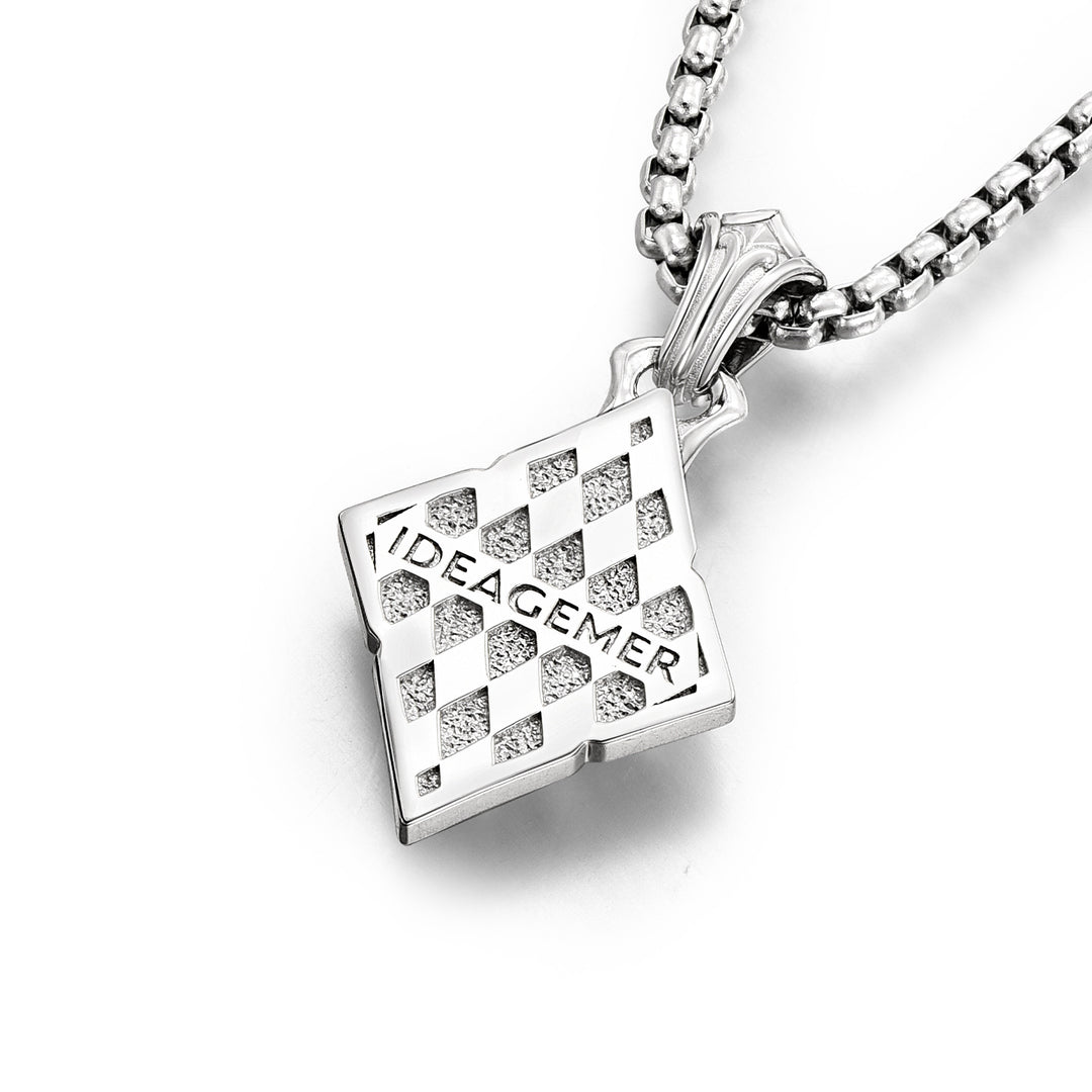 Lozenge Diamond Suit Pendant