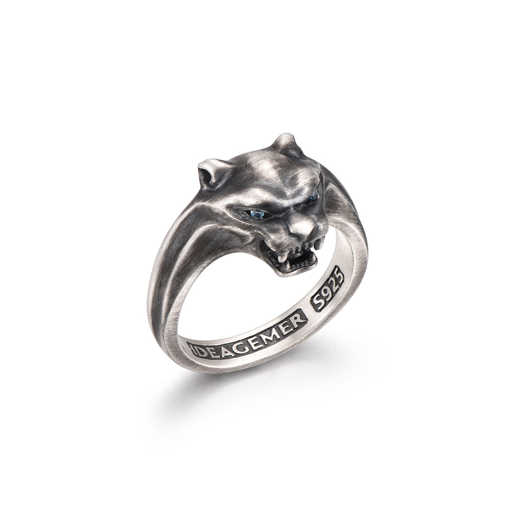 Vintage Roaring Panther Ring