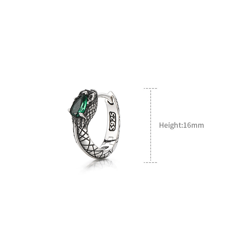Nehushtan Snake Hoop Earrings