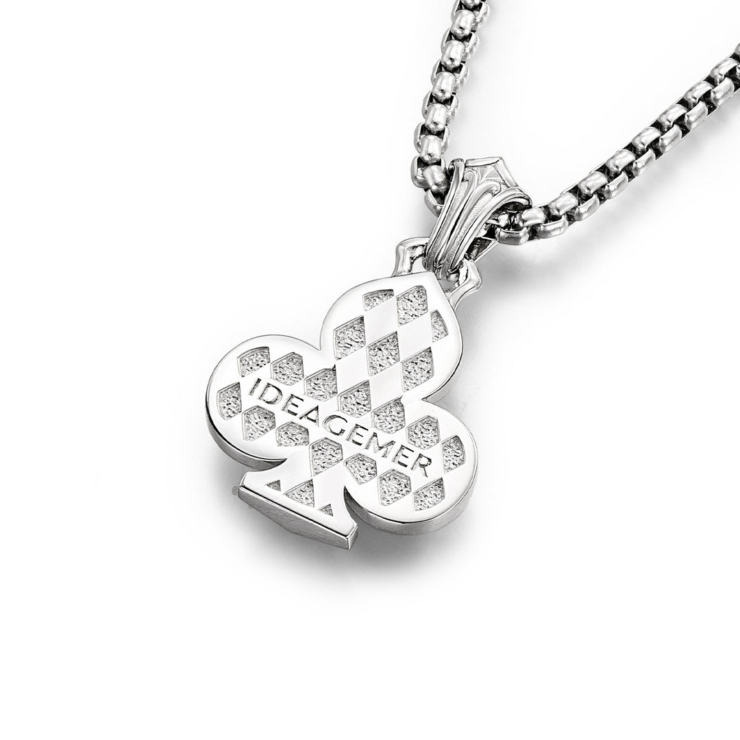 Lozenge Club Suit Pendant