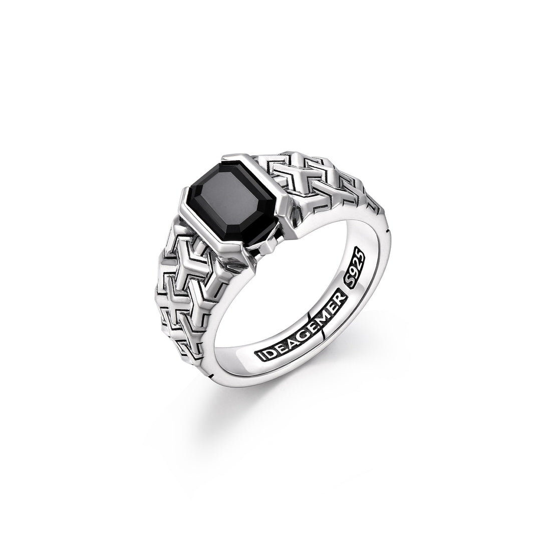 Black Onyx Sovereign Armor Ring
