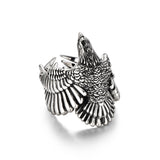 Eagle Spreading Wings Sterling Silver Rings