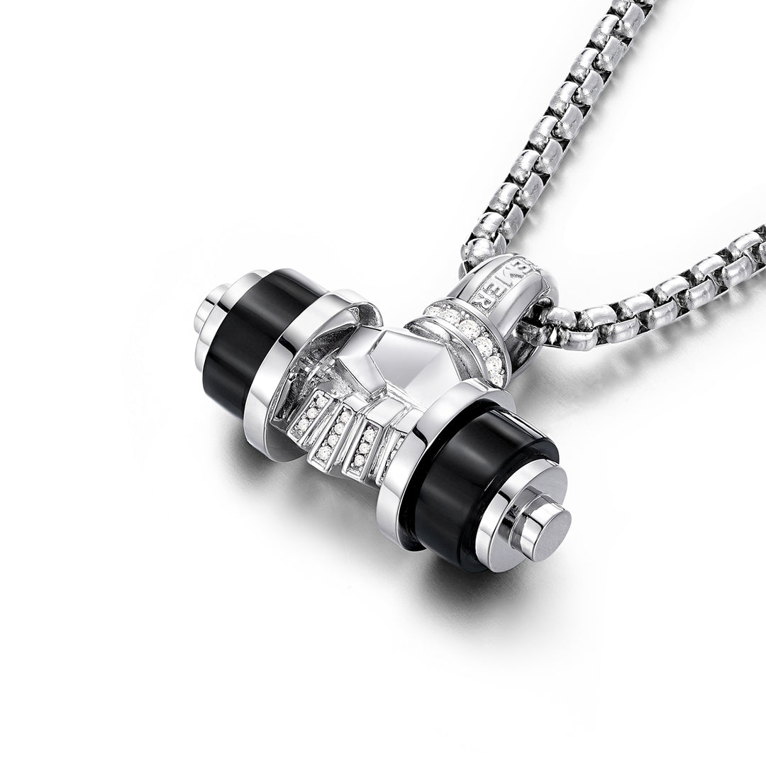 Iron Will Dumbbell Pendant