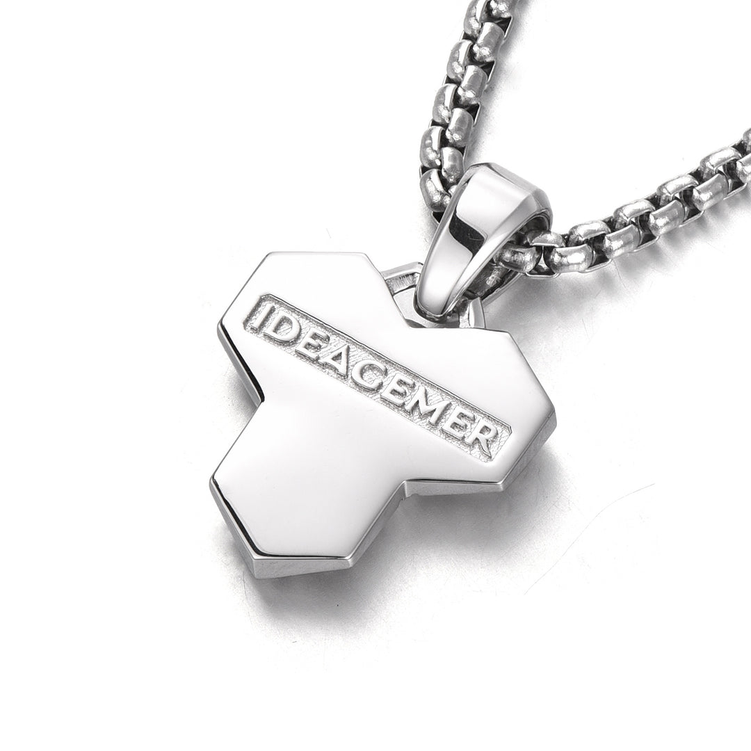 Iced Shan Wen Armor Pendant