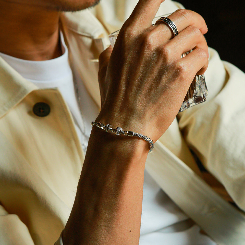 Dumbbell Rope Chain Bracelet