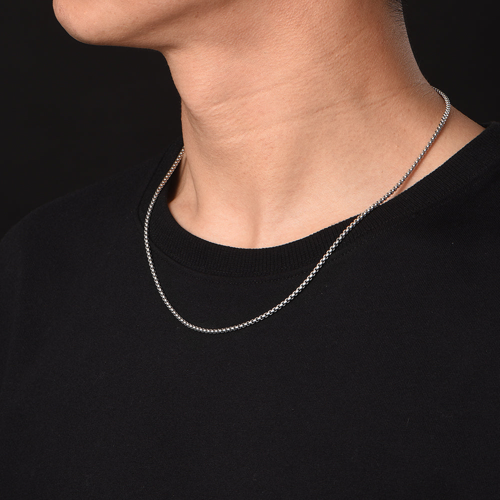 2.5mm Box Chain Necklace