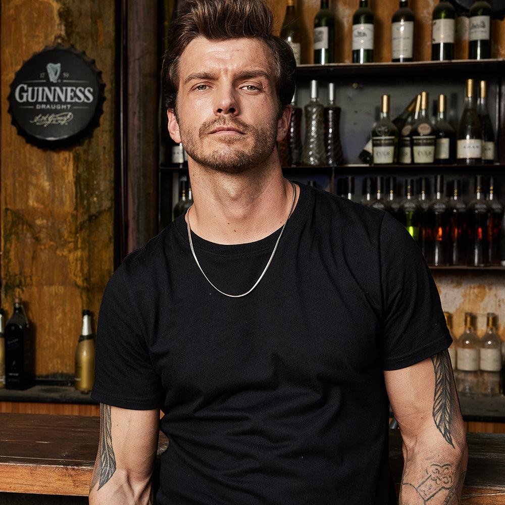 2.5mm Snake Bone Chain Necklace