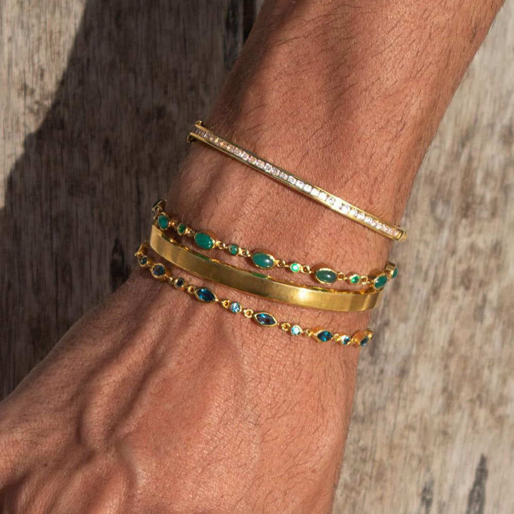 Golden Time Jade Bracelet