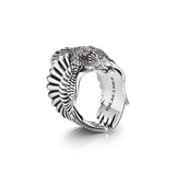 Eagle Spreading Wings Sterling Silver Rings