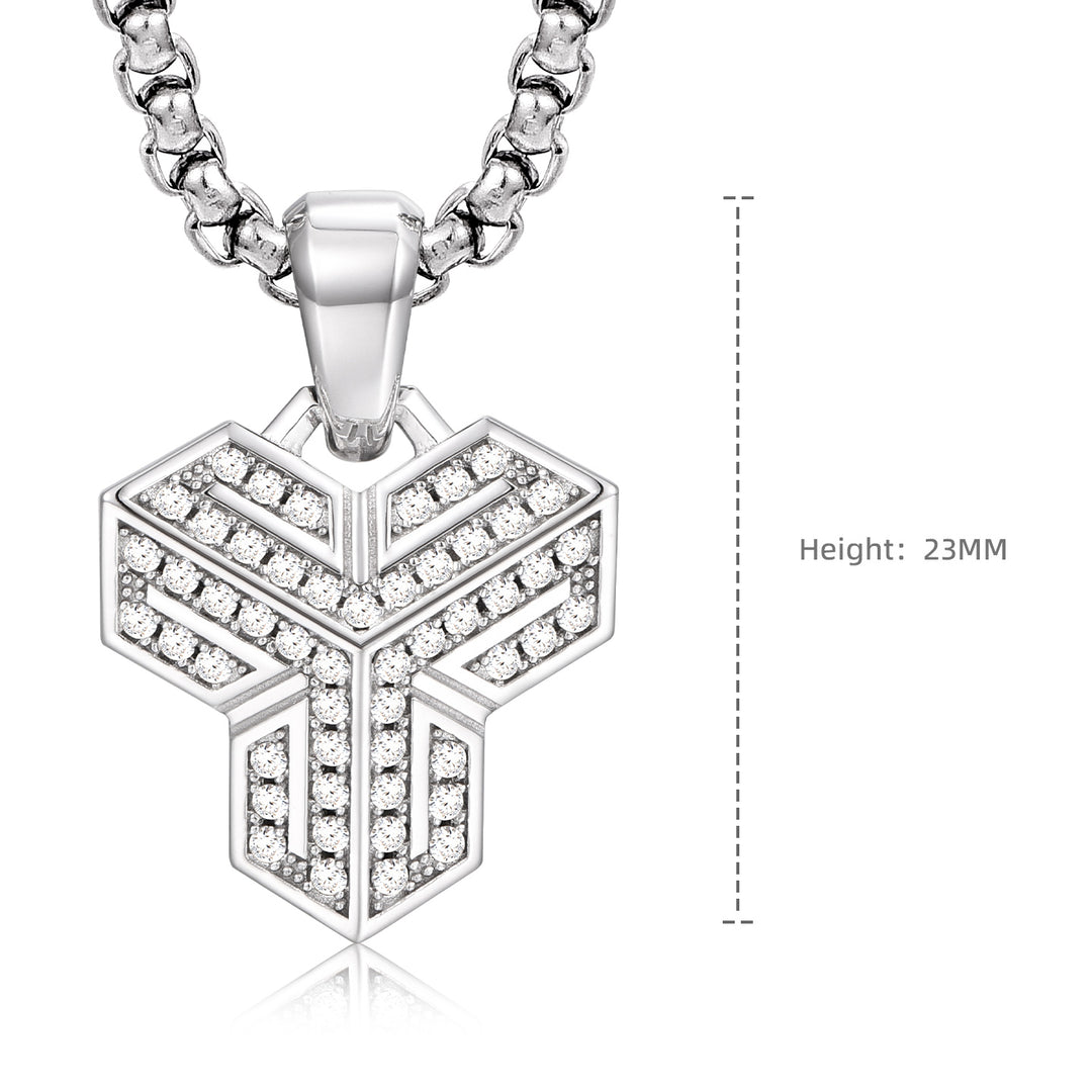 Iced Shan Wen Armor Pendant