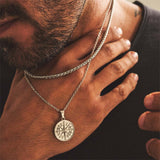 Sterling Silver Compass Pendants