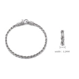 Iris Rope Chain Bracelet