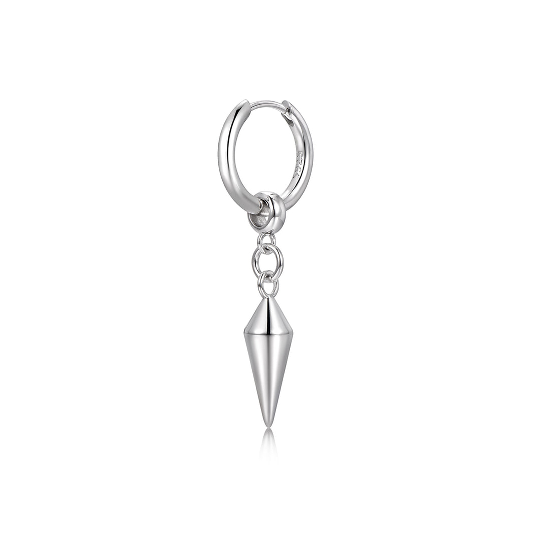 Rock Cone Hoop Earrings