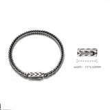 Sterling Silver Vintage Horse Whip Braided Bracelets