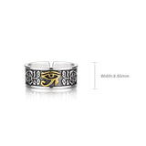 Original Design Horus Eye Of God Sterling Silver Rings